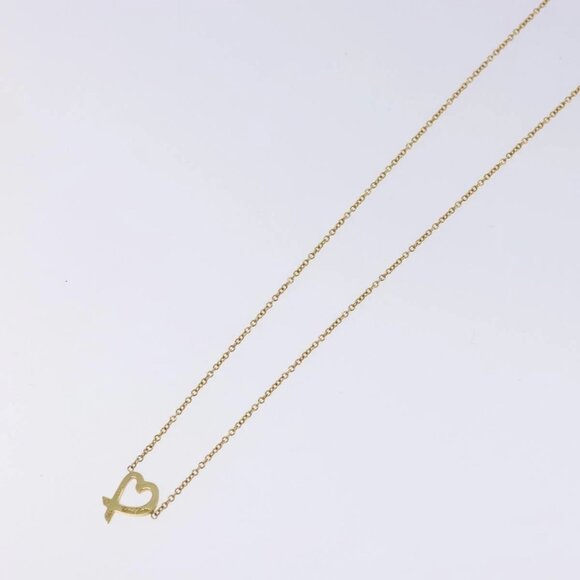 TIFFANY&Co. Loving heart Necklace 18K gold 750 Gold Auth 128893M - Picture 10 of 14